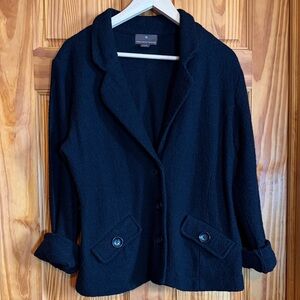 Fenn Wright Manson Black Wool Blazer